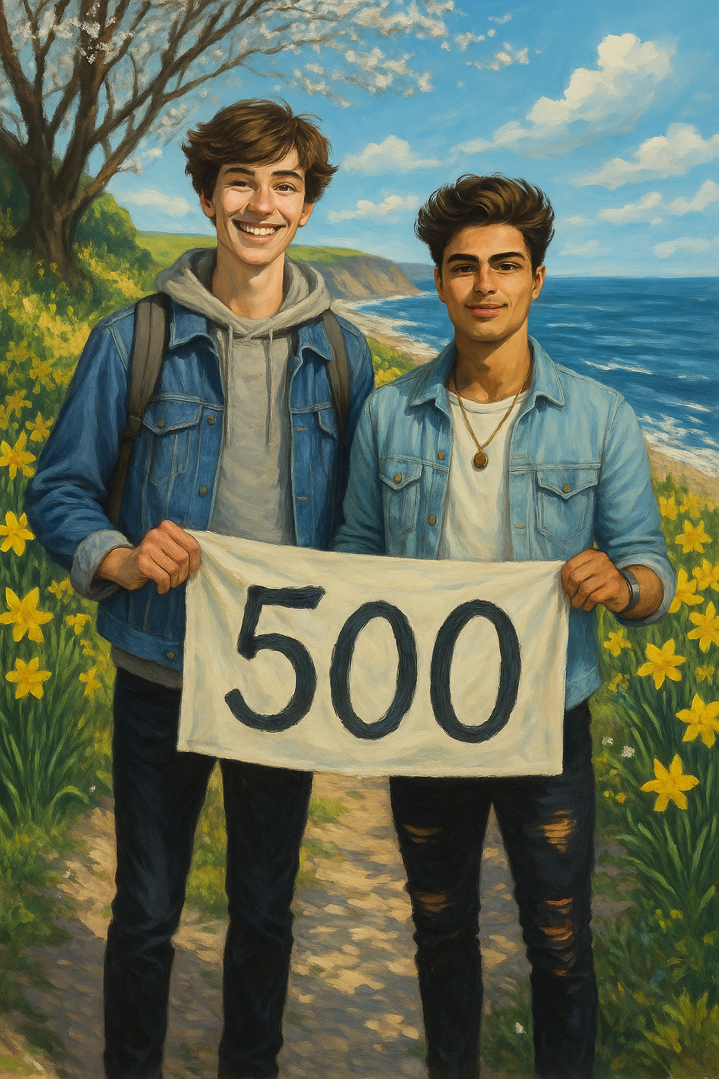 Celebrating 500 Sales of Road Song: Step One